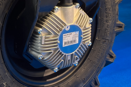 Kolektor motor integrated in the Tripard 500 robot, designed for fully automated plant assessment and crop quality monitoring.